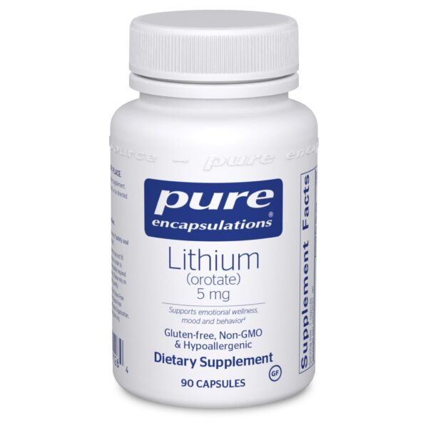 Lithium (orotate) 5 mg 90's