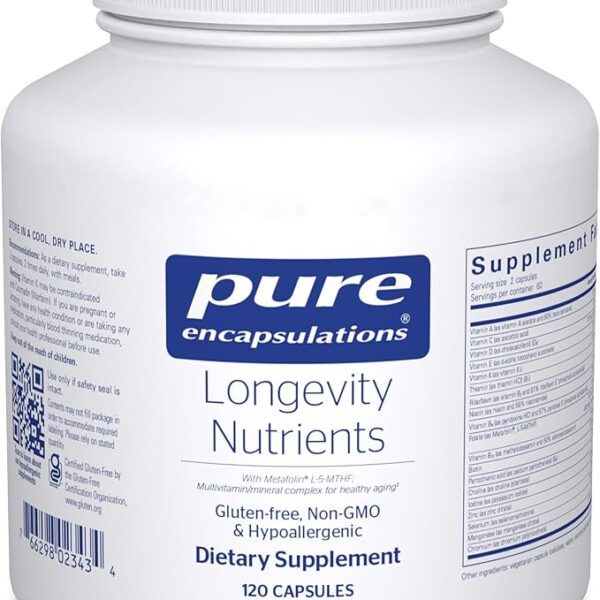 Longevity Nutrients 120's